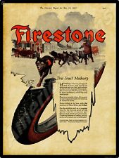 1917 Firestone Tires New Metal Sign: The Trail Makers - Husky Dog Sled Theme picture