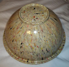 Vintage TEXAS WARE Confetti Spatter Melamine Mixing Bowl # 125 Great Condition picture
