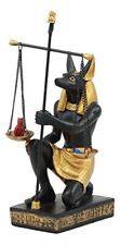 Ebros Classical Egyptian God Of The Afterlife Anubis Holding The Scales of Ju... picture