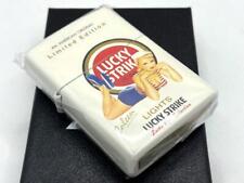 ZIPPO Lighter LUCKY STRIKE Limited Edition Lady Lips Coleen White #9 ZIPPO Light picture