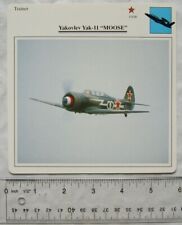 Yakovlev Yak-11 Moose - USSR - Trainer - Collectors Club Card picture