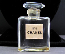 CHANEL No 5 Vintage Collectible Glass Perfume Bottle Empty picture