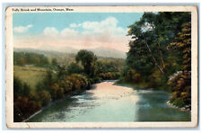 1923 Tully Brook and Mountain Orange Massachusetts MA Vintage Postcard picture