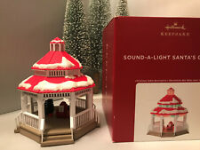  2020 Hallmark Sound-A-Light Santa's Gazebo    MIB picture