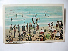 1924 Bathing in Mid-Winter, Miami Beach, Florida Postcard picture