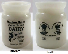 Very Nice Meadow Brook Dairy 1/2 oz. Glass Creamer picture