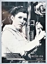 2019 TOPPS Star Wars TESB ICONIC CHARACTERS PRINCESS LEIA (HOTH) #IC-18 picture