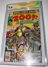 Signed 2001: A Space Odyssey #8 CGC SS 9.6  - 1977 -  1st Machine Man Appearance picture