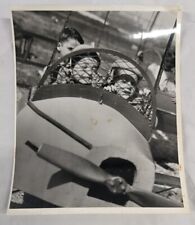 1947 Press Photo Carnival Airplane Ride Detroit News Amusement Park Vtg 40s 8X10 picture