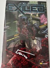 The Exiled #1 Wesley Snipe Trade Variant Cover Signed By Eskivo/ With COA picture