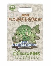 2024 Disney Parks EPCOT Flower & Garden Sorcerer Mickey Fantasia Topiary LR Pin picture