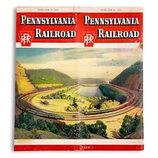 Pennsylvania Railroad, East-West passenger time table June 30, 1952 - 47 pages  picture