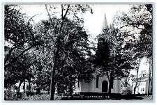 c1950's Free Baptist Church Steeple Limerick ME RPPC Photo Postcard picture