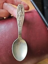 Antique Silverplate Children's Spoon GOOSY GOOSY GRANDER Regal Silver Co.- B3 picture