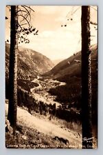 Berthoud Pass CO-Colorado RPPC, Clear Creek Valley, Antique, Vintage Postcard picture