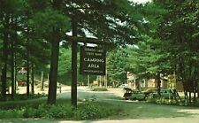 Postcard Sebago Lake State Park Familiar Sign To Thousands Of Campers Maine ME picture