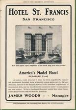 Magazine Ad - 1905 - Hotel St. Francis - San Francisco picture