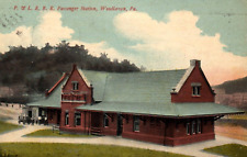 Woodlawn Pa.  R. R. Train Station Postcard picture