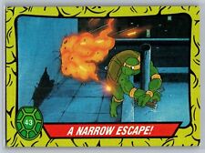 Teenage Mutant Ninja Turtles Trading Card #43 A Narrow Escape picture