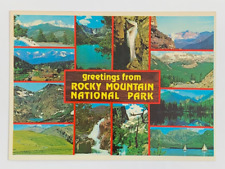 Greetings from Rocky Mountain National Park Colorado Multiview Postcard Unposted picture