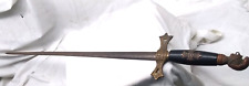 KSG Antique  Knights of St George Long Sword  Show Some Ware Vintage Condition picture