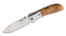 CRKT Carson M4-02W Burl Wood Handle Assisted Liner Lock Folding Knife picture