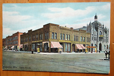 Opera House and Drug Store, Superior WI postcard picture