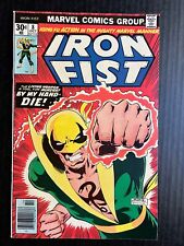 IRON FIST #8 October 1976 Origin Retold Spider-Man Misty Knight Marvel Comics picture