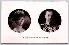 Royalty~TM King George V & Queen Mary Portrait Vignettes~Beagles London~RPPC picture