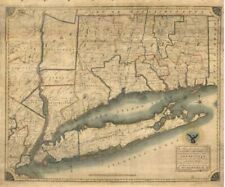 1819 Map| Map of the southern part of the state of New York including Long Islan picture