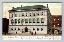 Newark NJ-New Jersey, Public Library, c1906 Vintage Souvenir Postcard picture