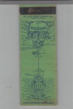 Matchbook Cover USS Wichita US Navy Ship picture