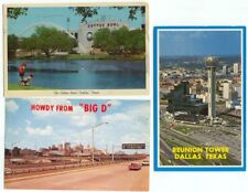 Dallas TX Lot of 3 Vintage Postcards Texas picture