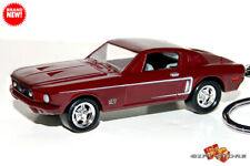 🎁🎁RARE KEYCHAIN ROYAL MAROON 67/1968 FORD MUSTANG GT CUSTOM Ltd GREAT GIFT🎁🎁 picture