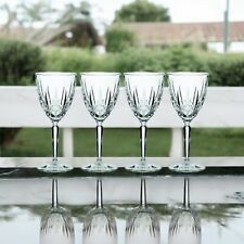 (Set Of 4) White Wine Glasses Marquis By Waterford Brookside NIB 8