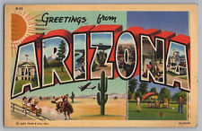 Postcard Greetings From Arizona, Large Letter picture