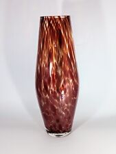 Vintage Vase Murano Glass Italy Large Tortoise shell pattern  picture