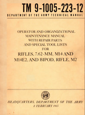 100 Page 1965 TM 9-1005-223-12 RIFLES M14 M14E2 & BIPOD M2 Manual on Data CD picture