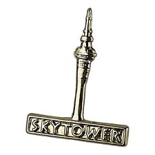 Vintage Auckland Sky Tower Lapel Pin New Zealand Travel Souvenir Gift picture