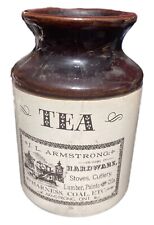 Abenakis Pottery Beauceware Canada Tea Coffee Pot Ye Old Canadian Crock Vintage picture
