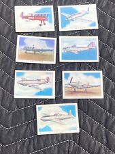 (7) 1950’s Wings Cigarettes US Army Airplane Trading Card Lot *RARE* picture