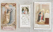 LOT of 3 ANTIQUE MARY picture