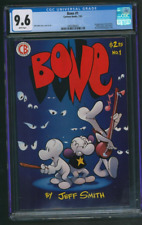 Bone #1 CGC 9.6 1st Print 1st Printing Red Title Cartoon Books 1991 picture