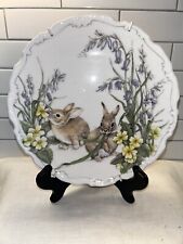 1987 Royal Albert England Country Walk Collection Summer Capers Plate W/ Bunnies picture