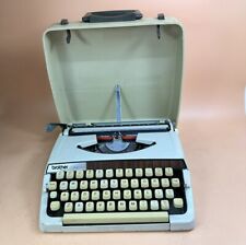 Vintage Brother Deluxe 900 Typewriter With Hard Case 1975 - Working picture