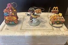 1996 McMemories. 1969, 1971 And 1979 Mcdonald’s Collectible Ornaments. picture