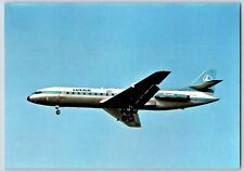 Airplane Postcard Luxembourg Luxair Airlines SE-210 Caravelle In Flight BP2 picture