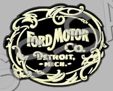 FORD MOTOR CO. EMBROIDERED PATCH IRON/SEW ON ~3-3/4