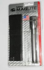 Maglite M2A09H Mini Incandescent 2-Cell AA Flashlight with Holster-Gray picture