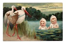 CPA IN Relief. Babies And Storks. (1) picture